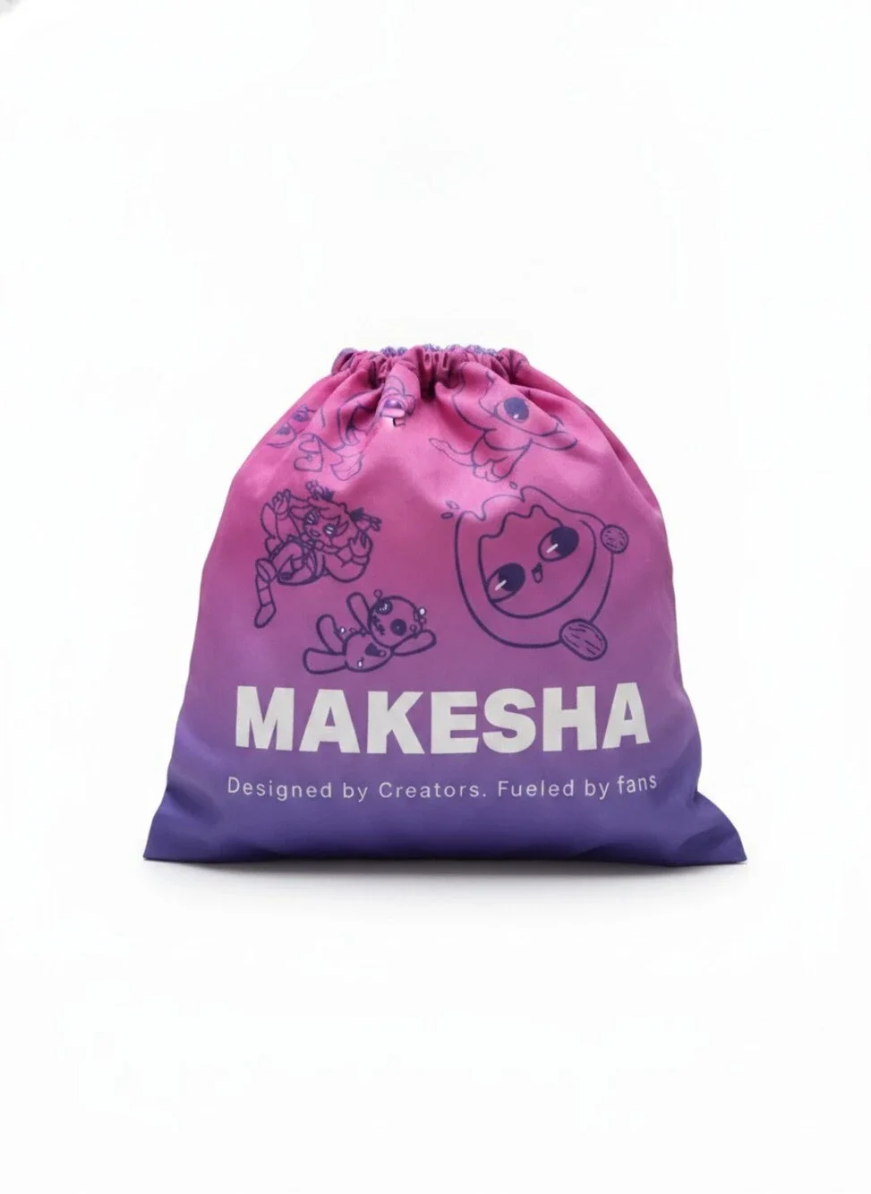 Makeship Vil Plushie Toy With Drawstring Bag